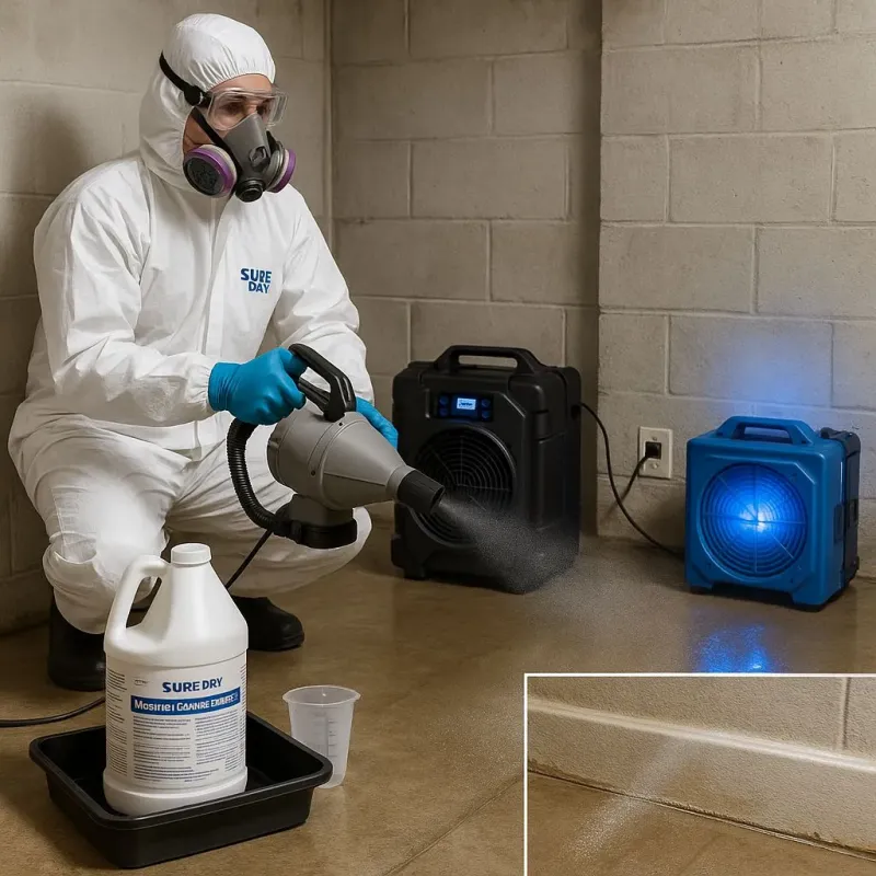 Sanitization and Odor Removal process in West Covina, CA