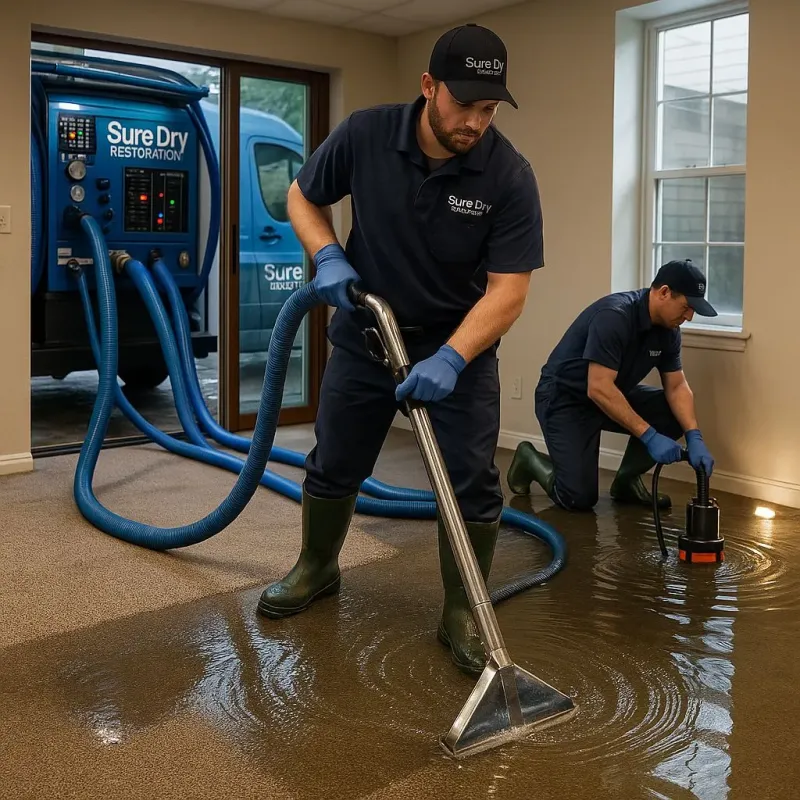 Water Extraction and Removal process in West Covina, CA